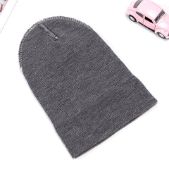 European American Harness Knitted Hat Autumn Winter Warm Wool Hat Men Women