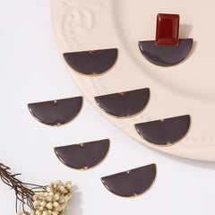 6pcs Double Holes Geometric Earrings Necklace Bracelet
