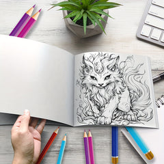 Beast World Coloring Book: Perfect for Halloween & Thanksgiving