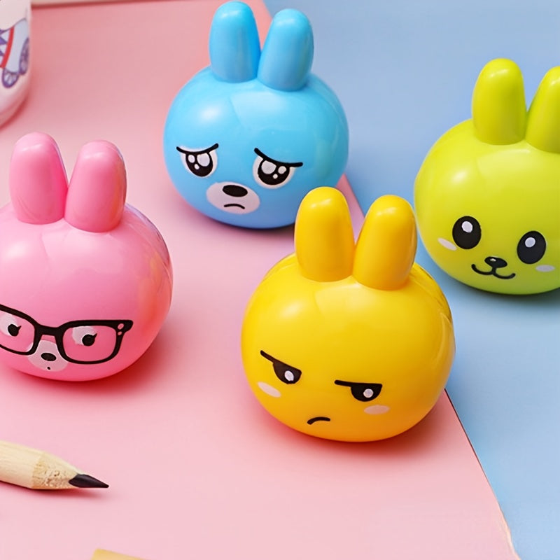 Animal Cartoon Pencil Sharpener Kids School Supplies Christmas Gift