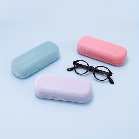 Macaroon Velvet Glasses Case Sunglasses Reading Glasses Storage Box