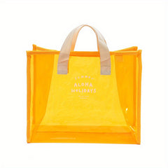 Transparent Tote Bag for Travel and Beach Storage
