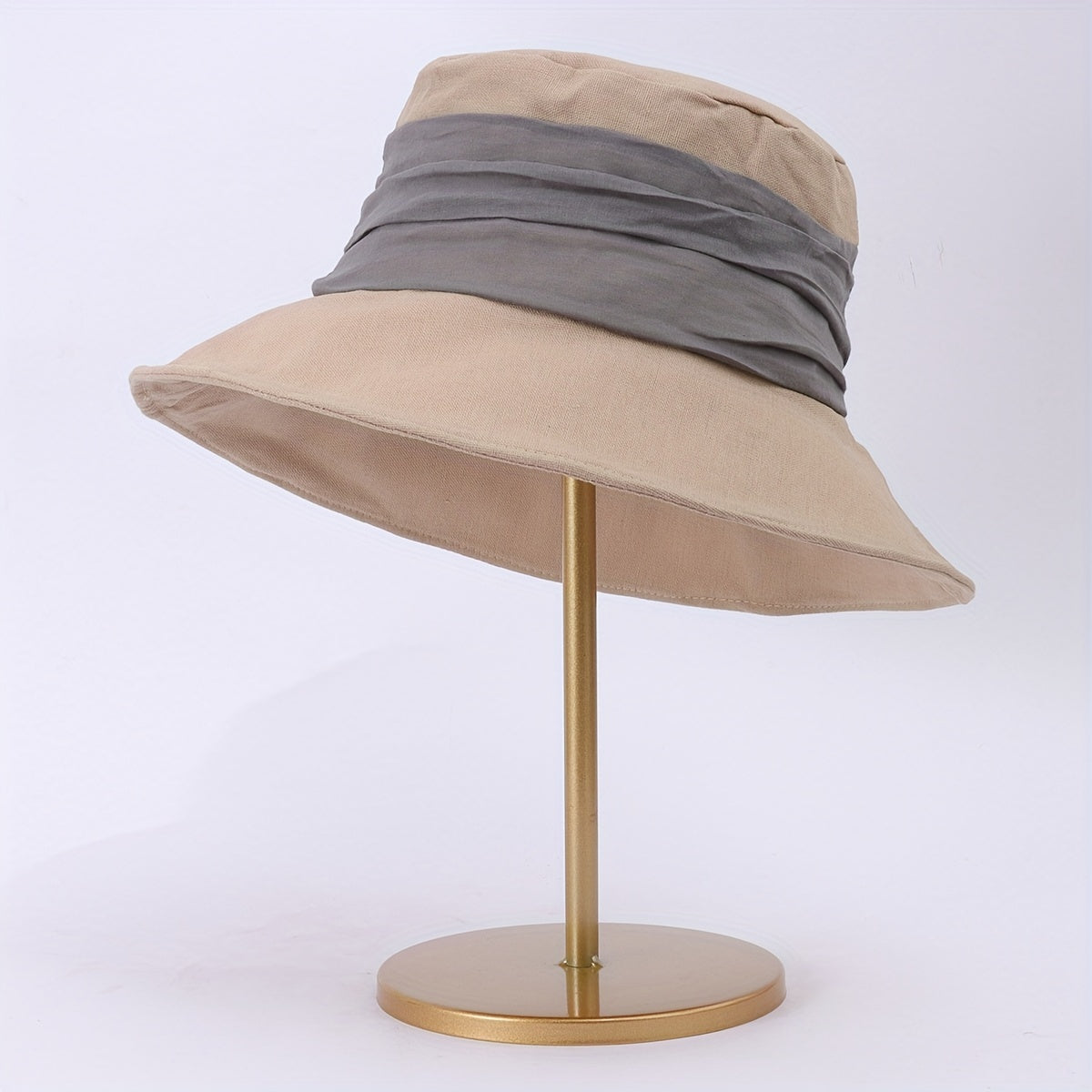 Casual Strap Decor Bucket Hat Sunshade Basin Hat