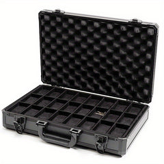 Aluminum Alloy 24-Digit Watch Case Carbon Fiber Box Display