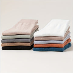10 Pairs Women's Solid Comfy & Breathable Socks