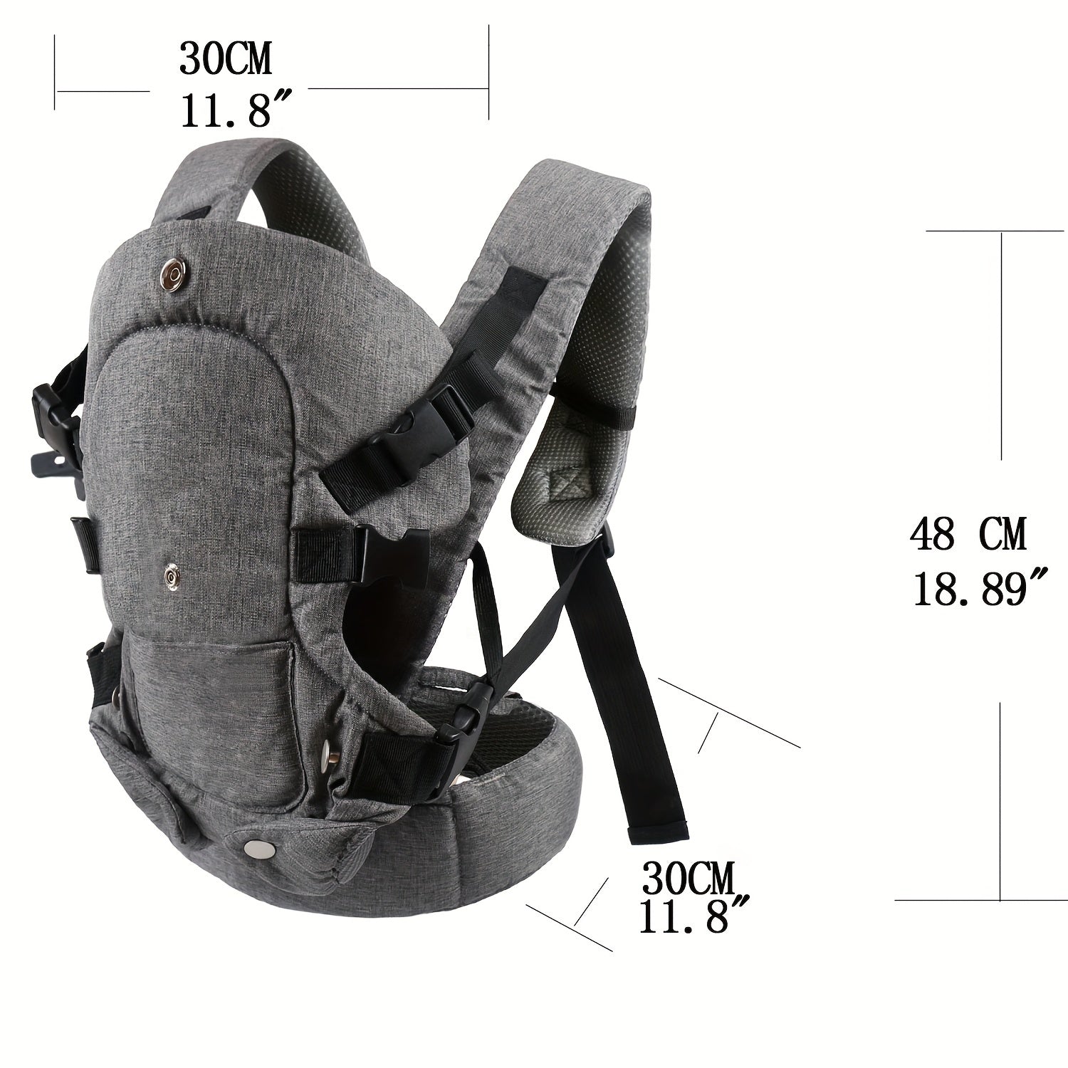 Baby Soft Carrier For Newborn Infant Sling Carrier Wrap Ergonomic 4 In 1