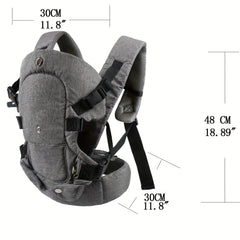 Baby Soft Carrier For Newborn Infant Sling Carrier Wrap Ergonomic 4 In 1