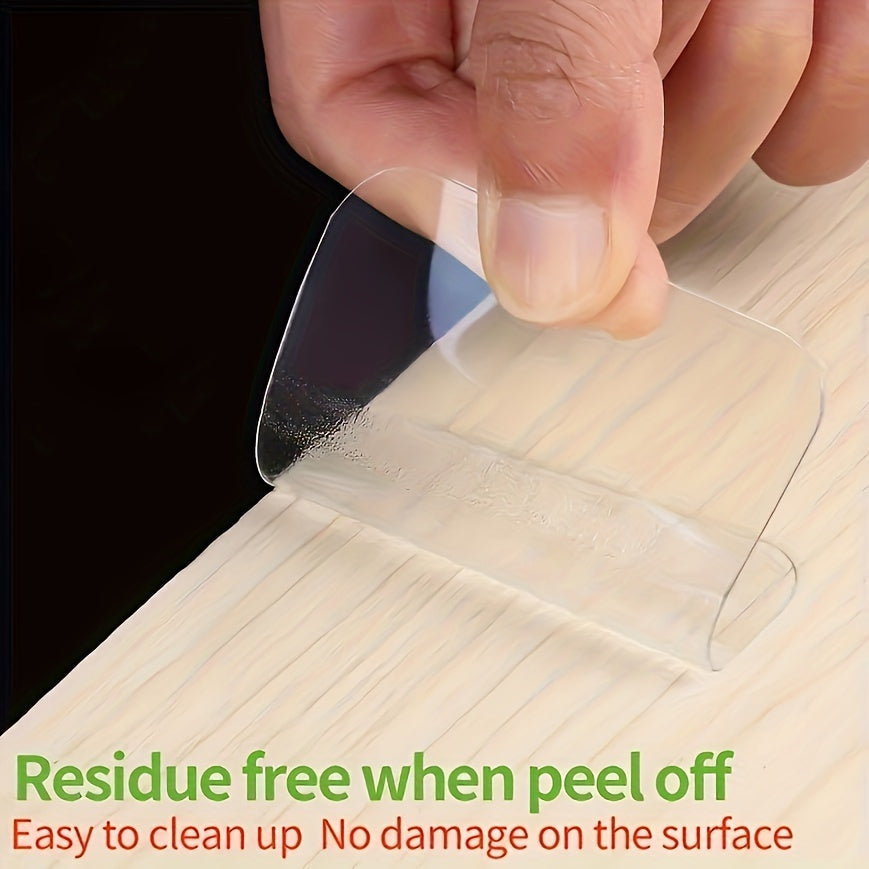 Transparent Double Sided Tape 3-Pack - Waterproof & Strong Adhesive