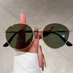 Retro Metal Sunglasses For Summer Beach UV400