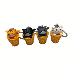 Cartoon Cat Keychain Kitten Key Chain Bag Pendant Women Accessories