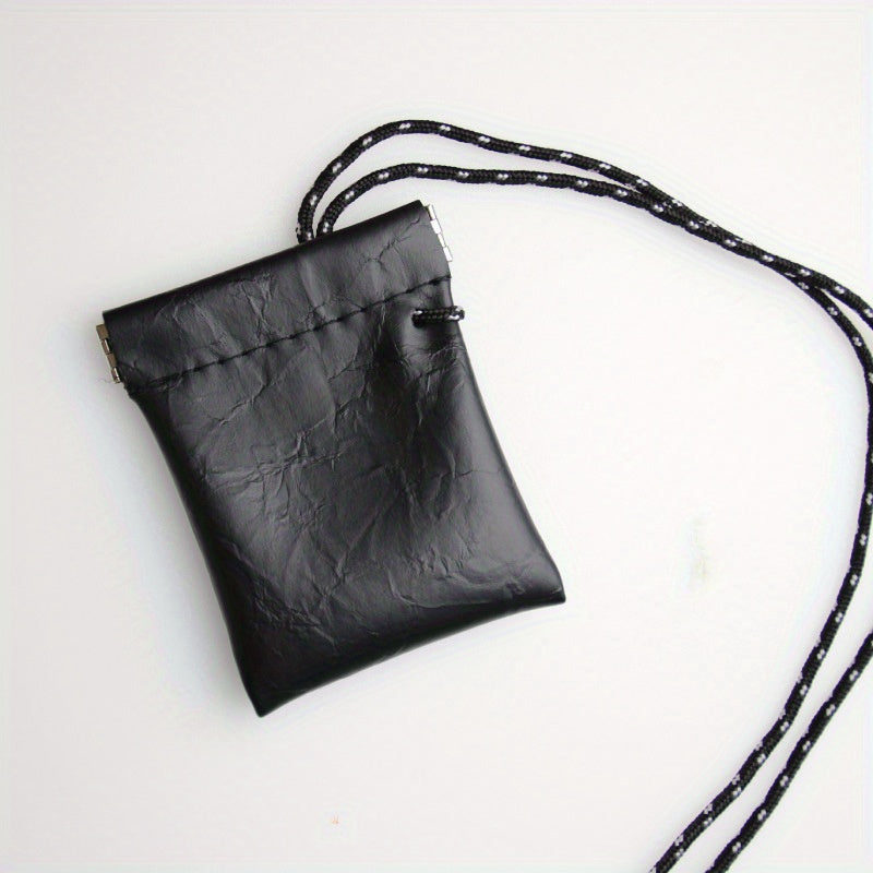 Minimalist Hanging Bag Coin Purse Earphone Pouch for Travel
