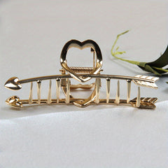 Heart Shape Arrow Hair Claw Strong Holder Hair Accessories