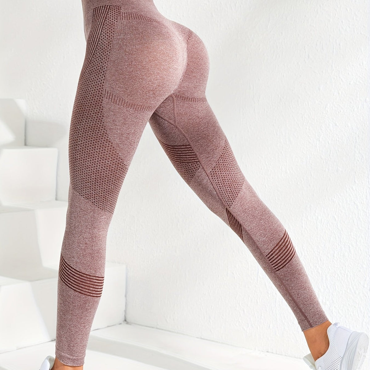 Striped Yoga Leggings Butt lifting Slimming Sports Pants