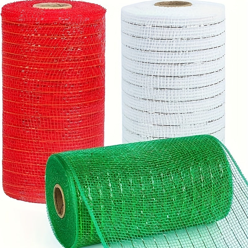 Golden Mesh Yarn Roll for Party Decoration Supplies
