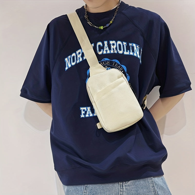 Men's Crossbody Bag Lightweight Shoulder Bag for Hiking Travel