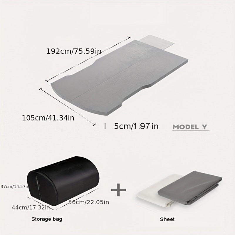 Portable Car SUV Mattress for Model Y 3 Camping Travel Comfortable
