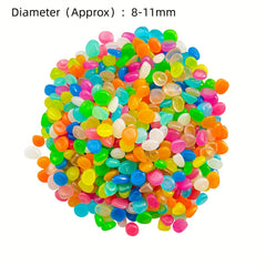 50PCS Luminous Resin Stones for Garden and Fish Tank