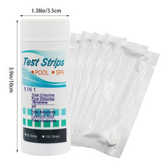 50pcs 6 Way Spa Test Strips For Hot Tub