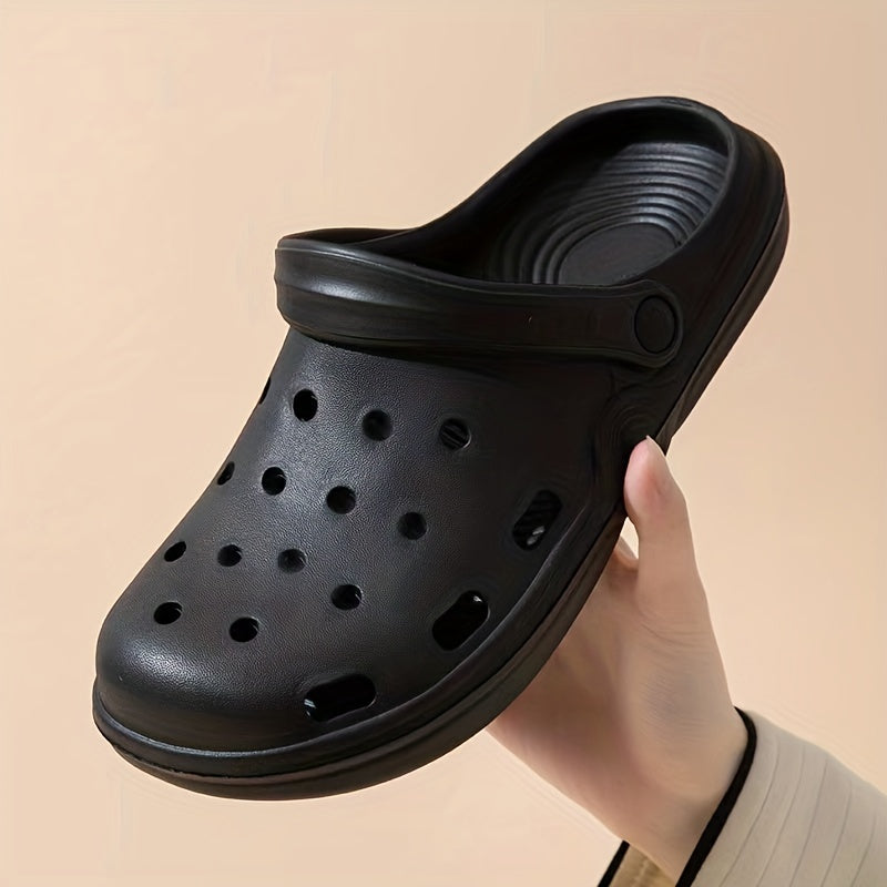 Men's Lightweight Comfy Clogs Hollow Out Non Slip Garden Shoes Summer