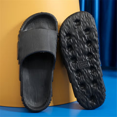 Women's Anti-Slip Platform House Slippers Soft Sole Flat Indoor Shoes