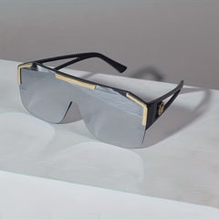 Y2K Aviator Sunglasses Gradient Lens UV400