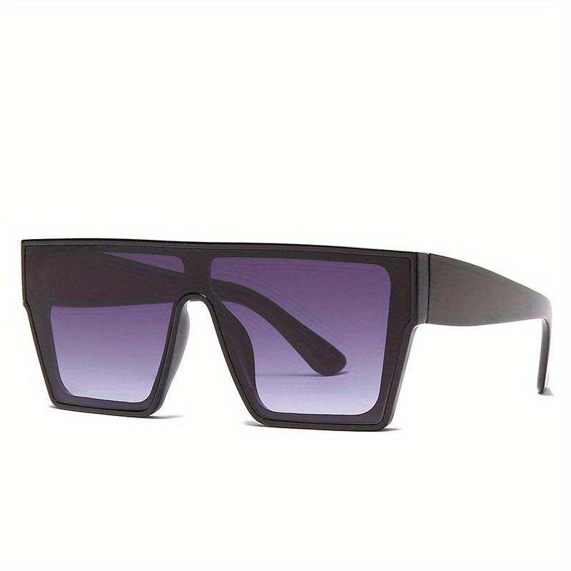 Large Gradient Shield Sunglasses UV400 for Outdoor Travel