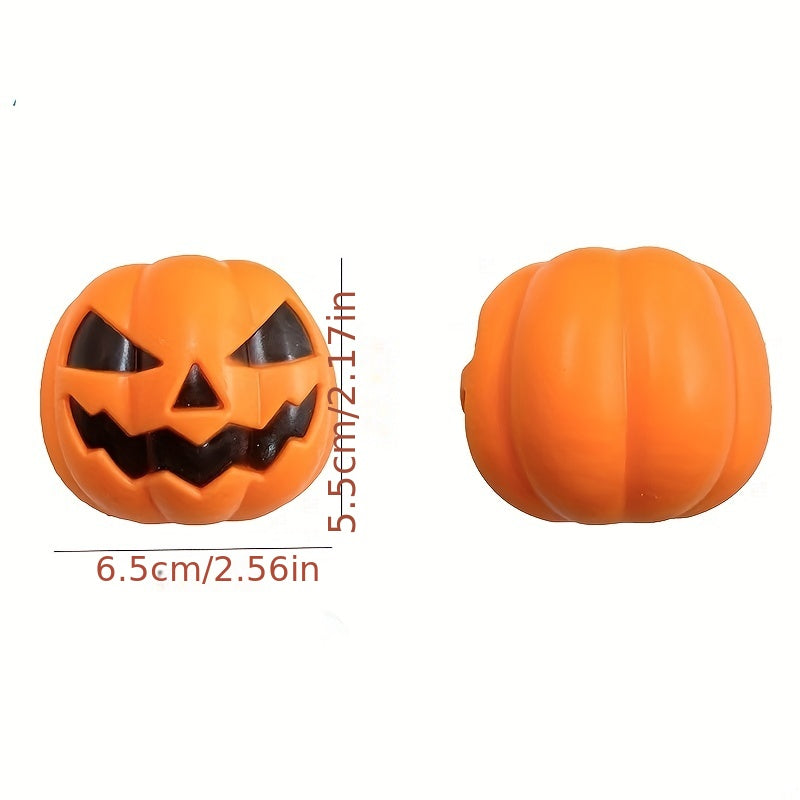 Halloween Pumpkin Ghost Squeeze Toy - Stress Relief Ball for Kids and Adults
