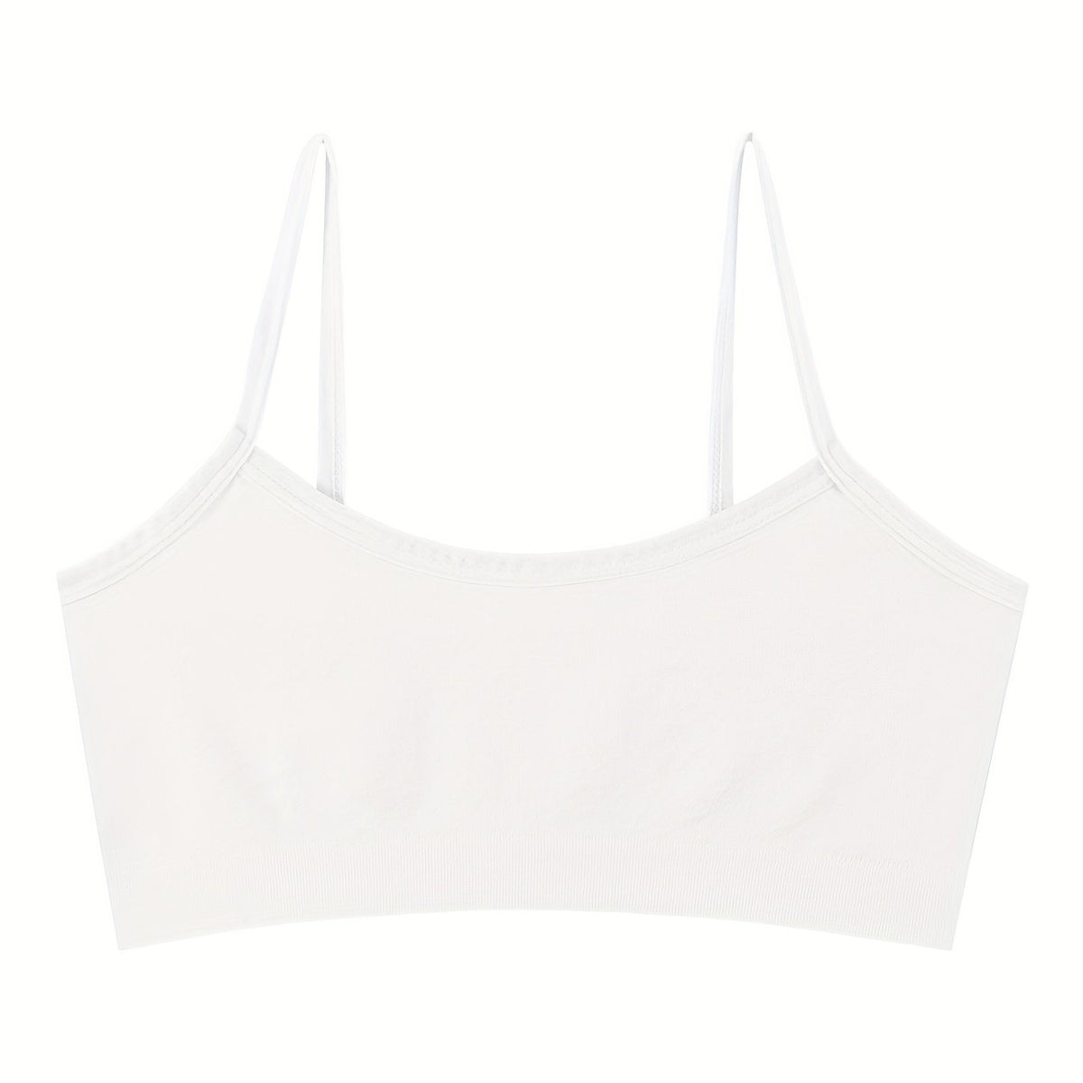 Girls Seamless Comfy Bras Backless Cross Strap Undershirts