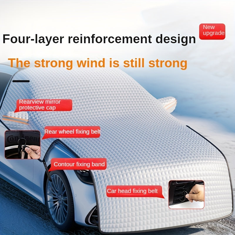 Car Snow Shield Front Windshield Snow Cover Anti-frost & Anti-freeze