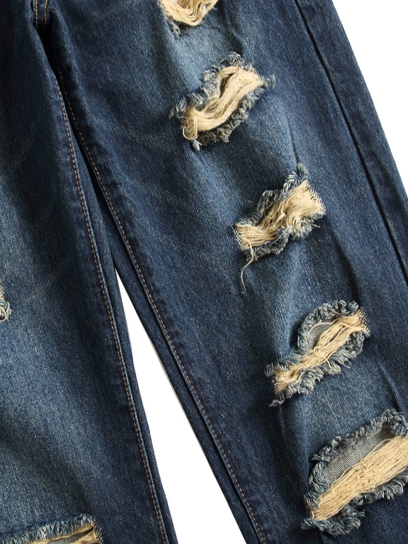 Men's Ripped Slim Fit Wild Jeans