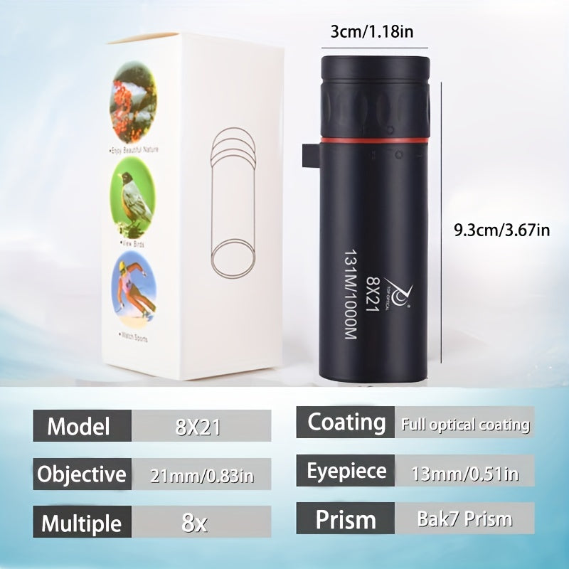 Portable Mini Monocular HD Telescope Outdoor Bird Watching Concert