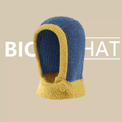 Women's Balaclava Ski Mask Warm Ear Protection Hats Halter Knitted Hat