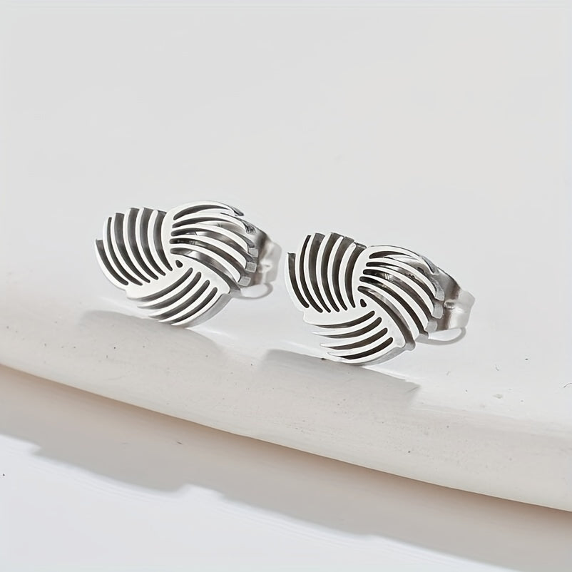 Geometric LoveShape Earrings Retro Accessories Jewelry For Men