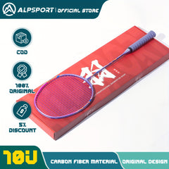 ALP GJ 10U 50g Light 22 32Lbs 100 Full Carbon Fiber Badminton Racket