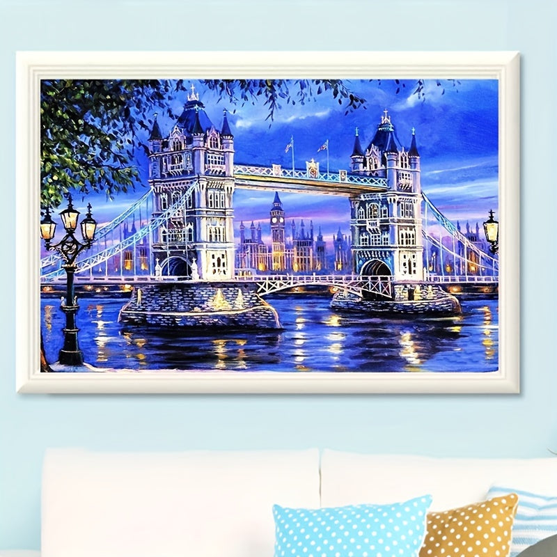 5D DIY London Tower Bridge Diamond Painting