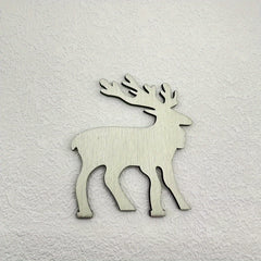 DIY Santa Deer Wooden Crafts Home Decoration Supplies