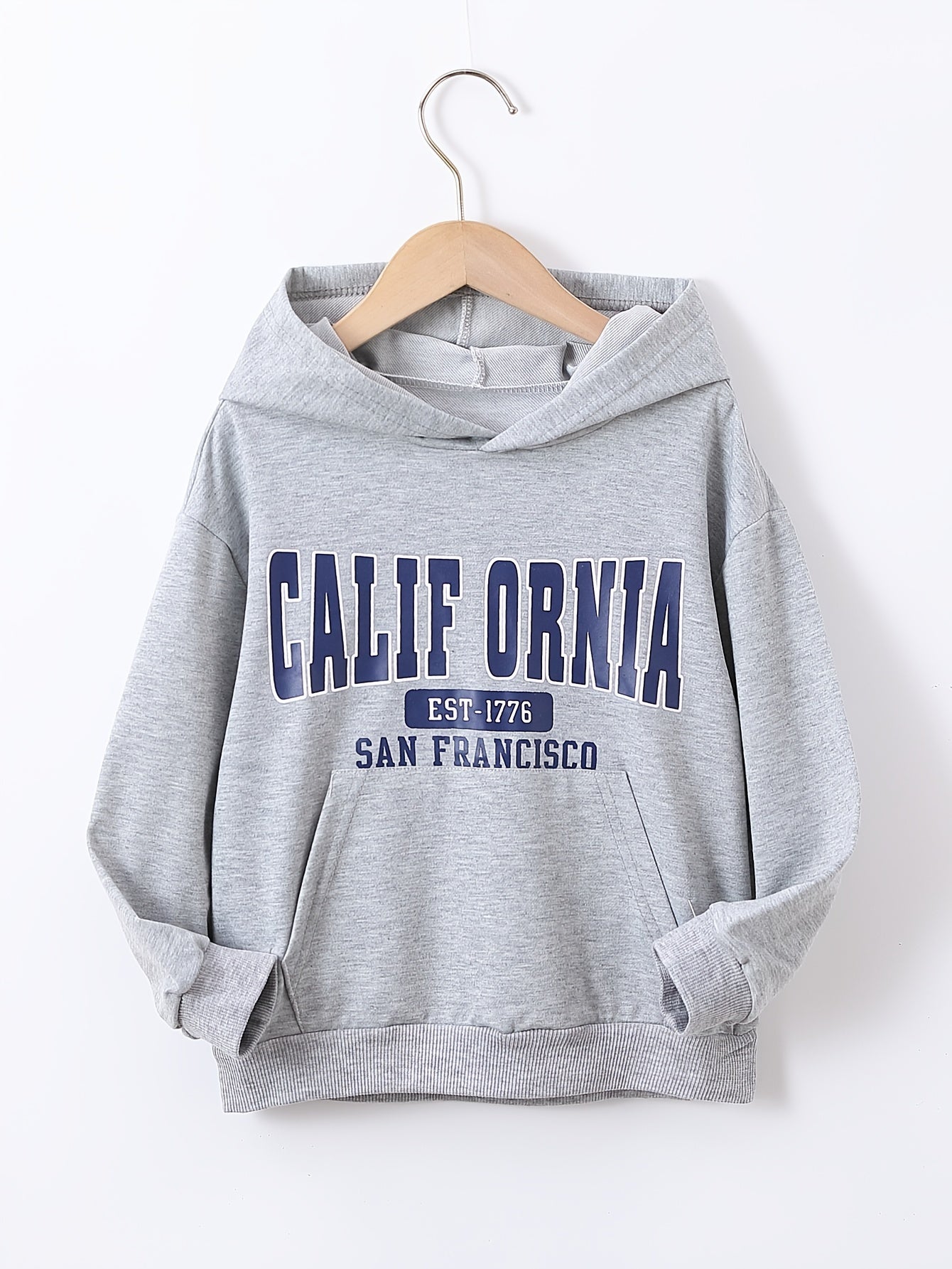 California Letter Hoodie Sweatshirt Top For Teens Girls