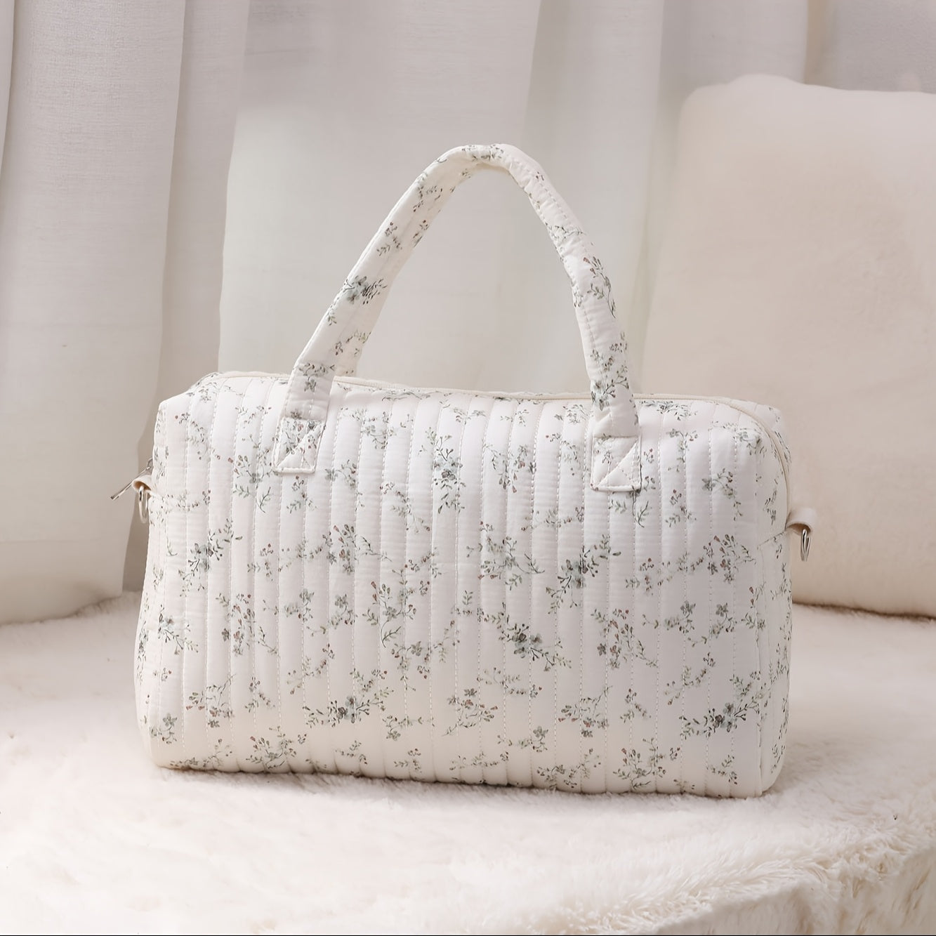 Floral Mommy Bag - Versatile Storage, Two Styles, Essential for Youngsters