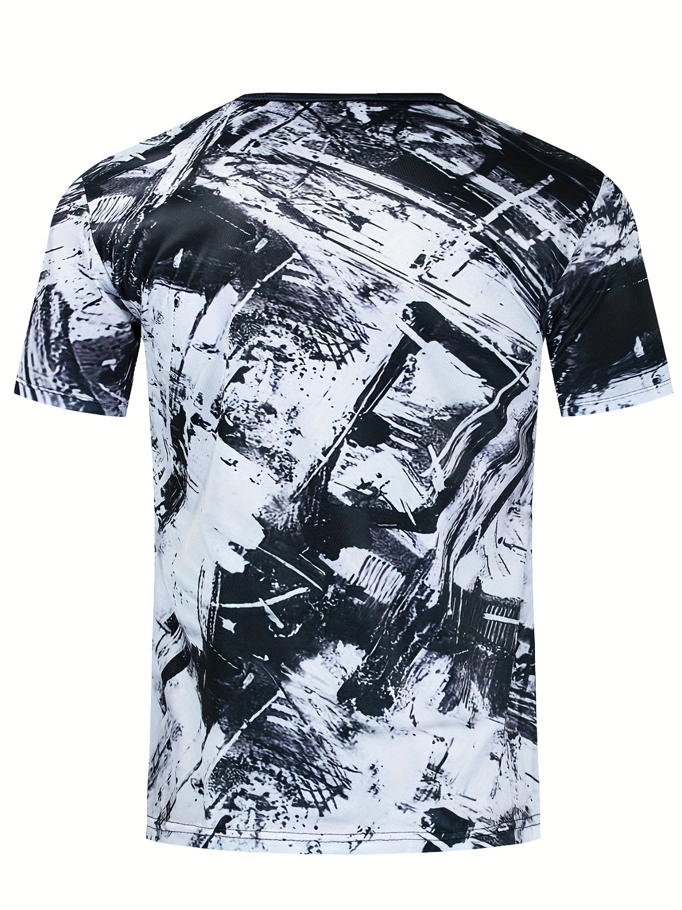 Men's Striped T-Shirt for Summer Outdoor & Casual Evenings