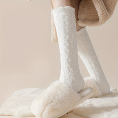 Warm Knee High Calf Socks for Women