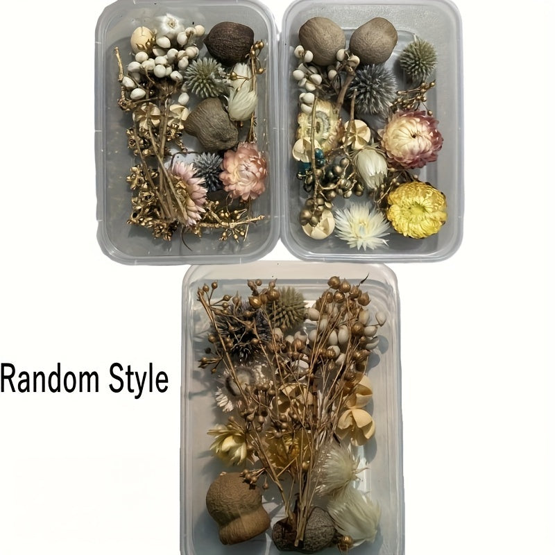 Real Dried Flower Resin Mold Fillings UV Epoxy Jewelry Craft DIY Supplies