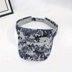 Camouflage Tactical Visor Hat Lightweight UV Protection Running Hat