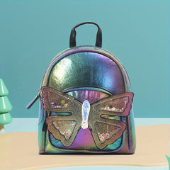 Kids Butterfly Decor Backpack Casual Bag