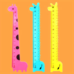Cute Giraffe Straightedge Ruler for Students
