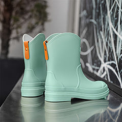 Women's Waterproof Rain Boots Rubber Shoes Water Shoes