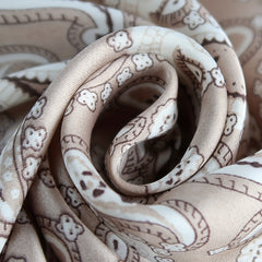 70 cm Satin Square Scarf Paisley Print Bandana Boho Head Neckerchief