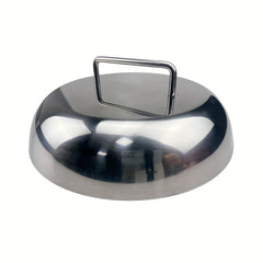 Stainless Steel Steak Cover with Hand Handle for Outdoor BBQ Grill