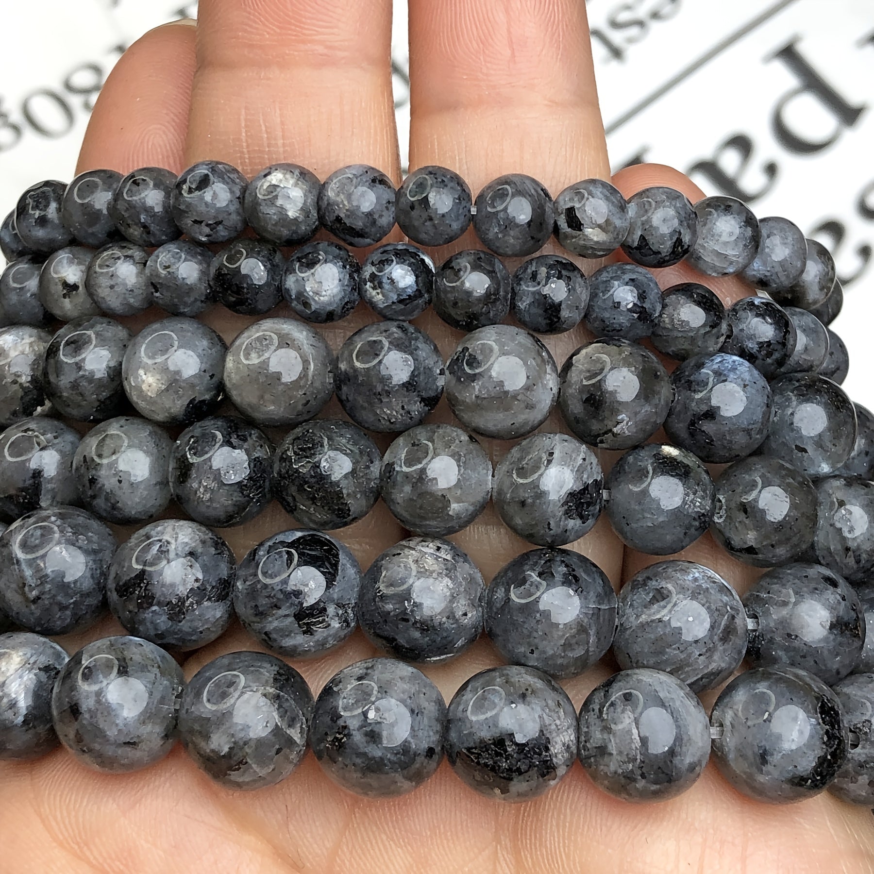 Labradorite Bead Round Loose Spacer Beads 6 8 10mm