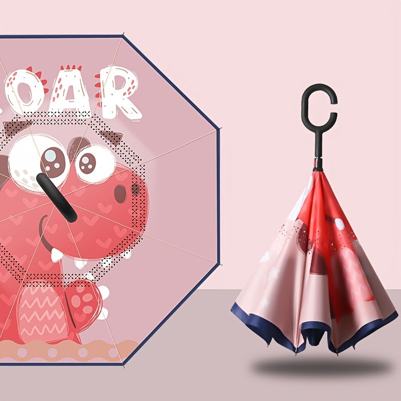 Kids Rotating Double Layer Windbreaker Umbrella Ages 4-13