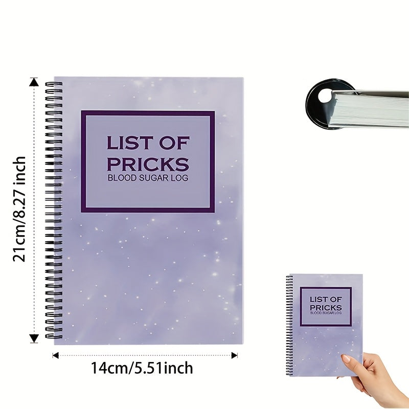 Glucose Journal Daily Record & Medication Tracking Blood Sugar Levels